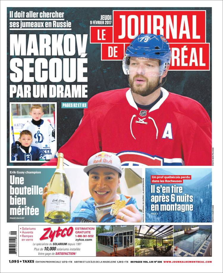 Le journal de. Le Journal de Montreal. Journal de Montreal. CA (Journal).